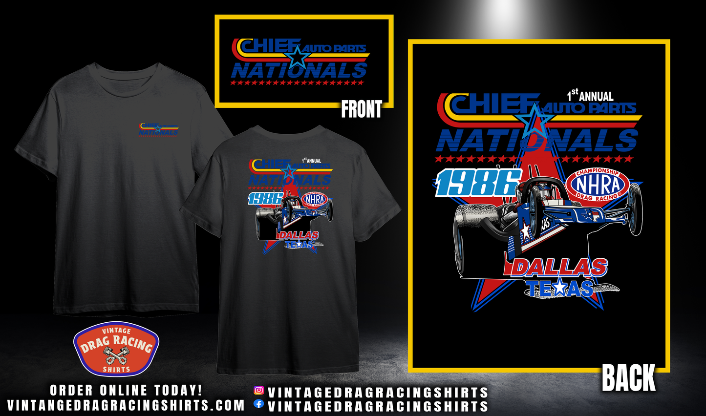 1986 Chief Auto Parts Nationals Inaugural Event