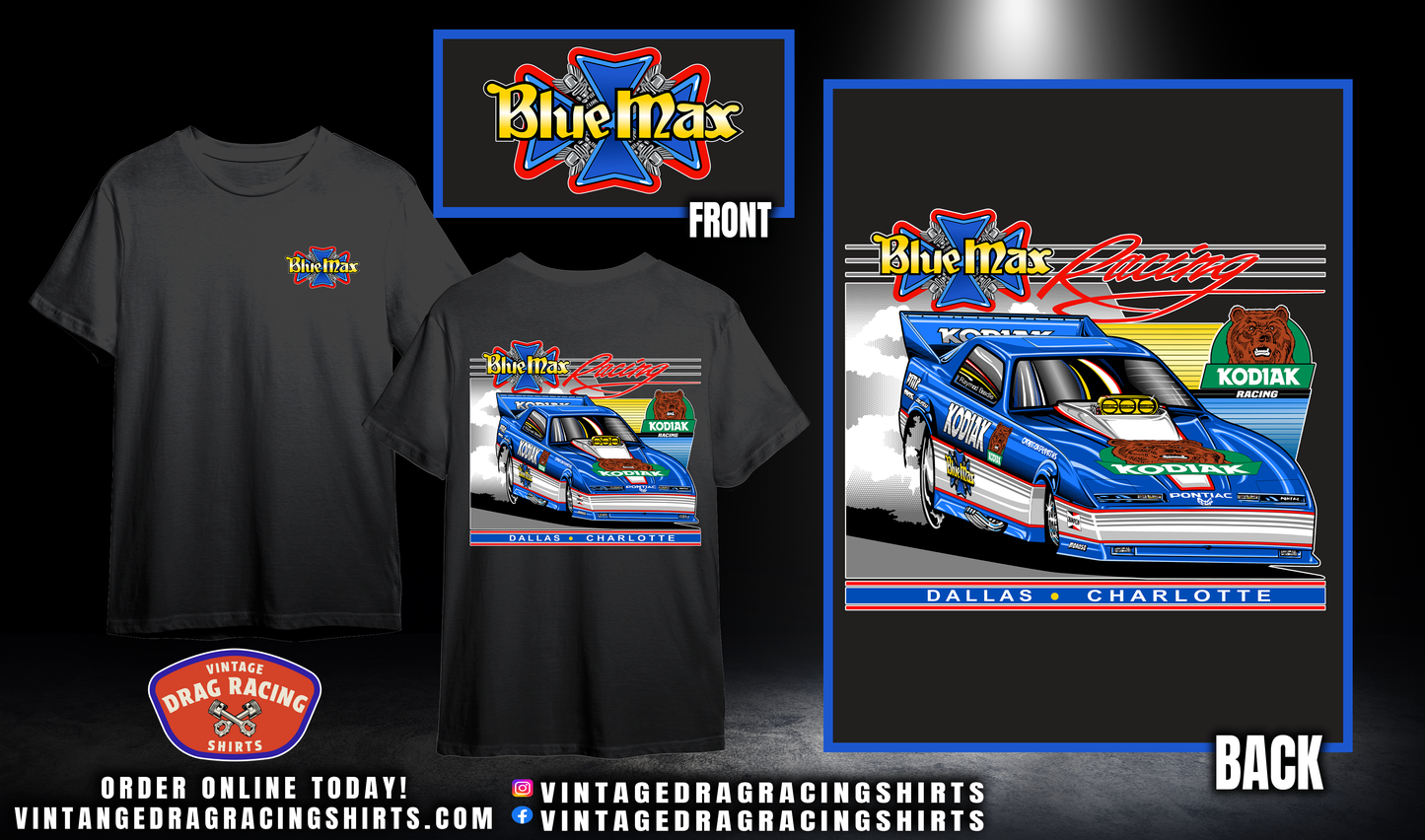 1987 Blue Max Funny Car Shirt