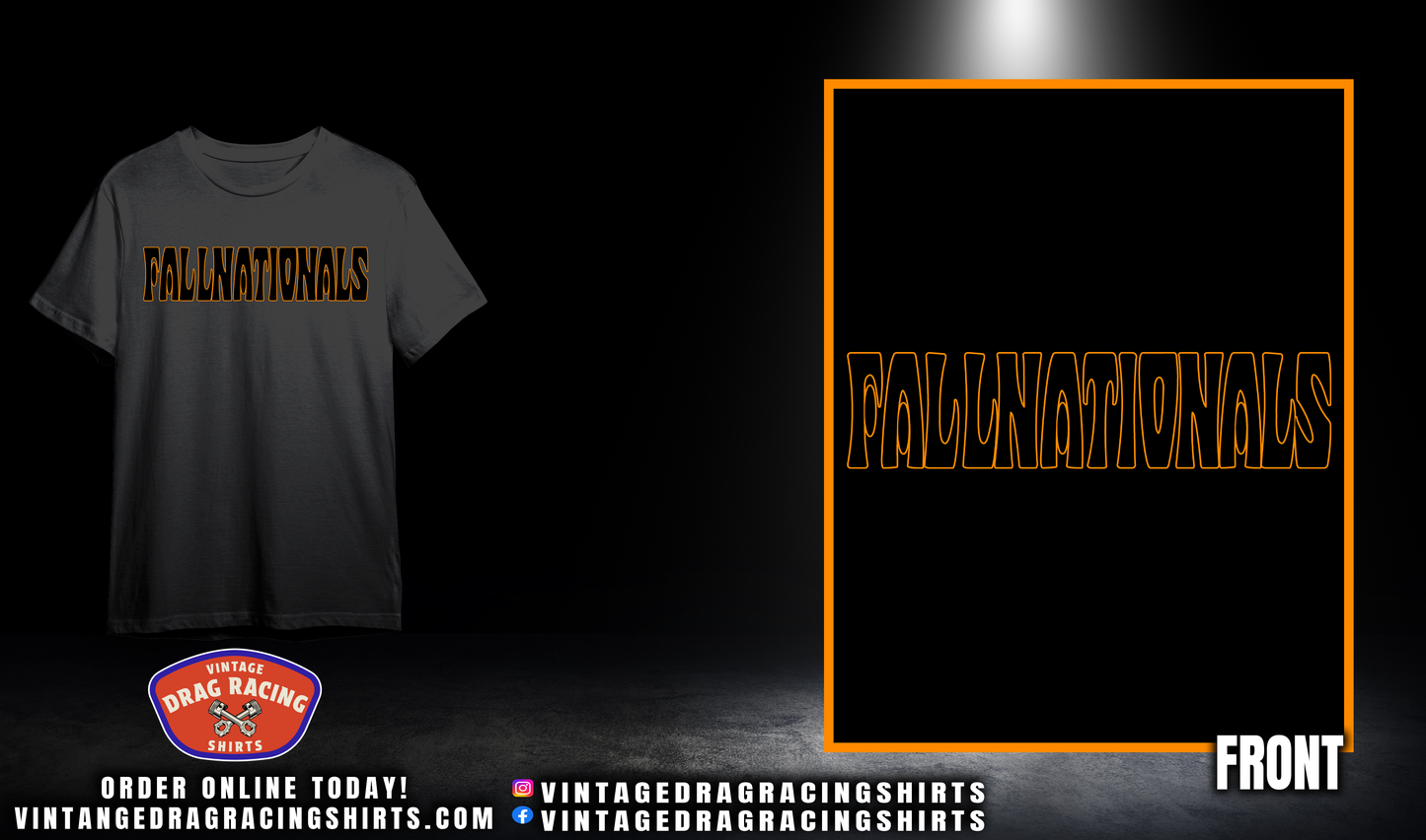 Fallnationals Logo Orange/Black