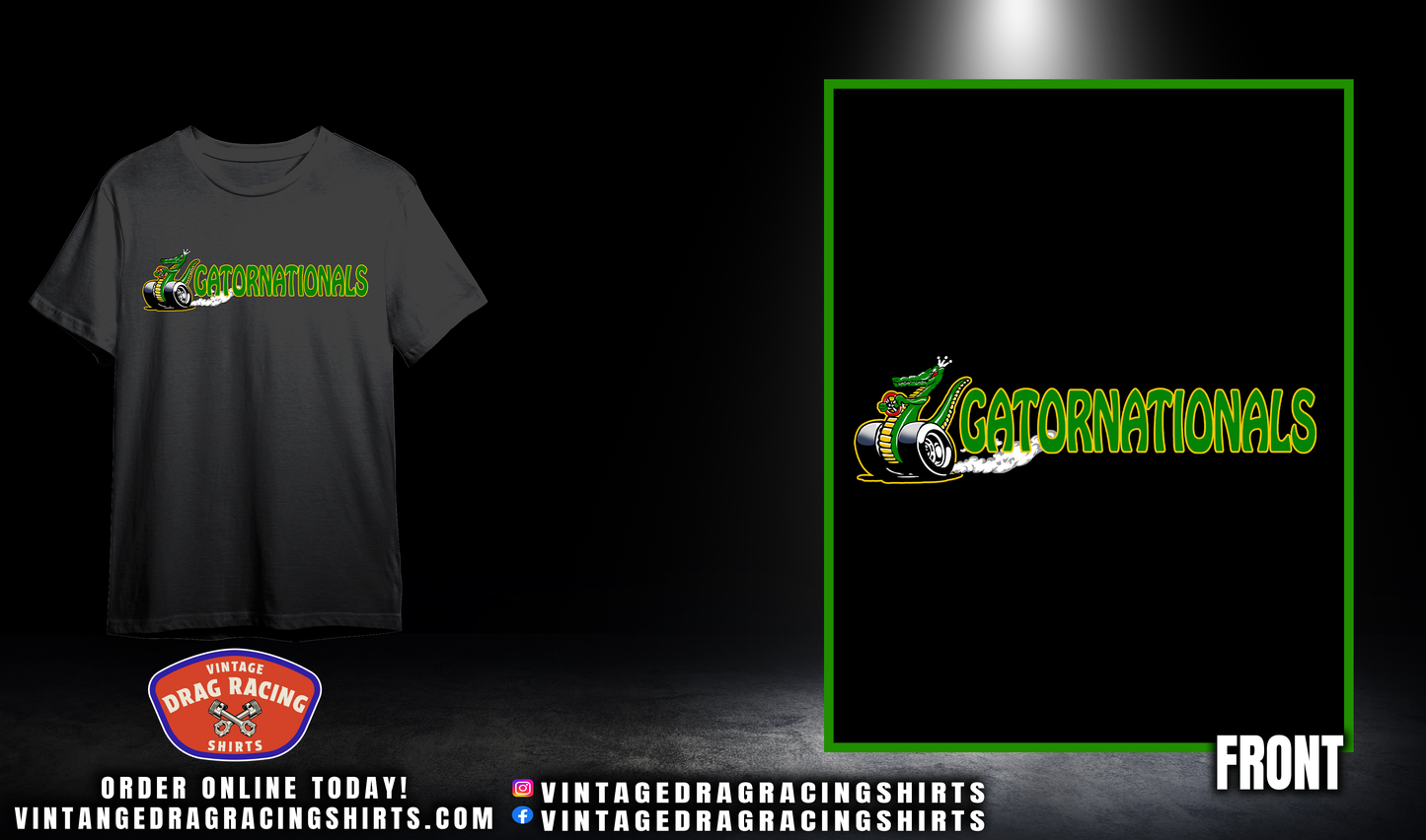 Gatornationals Yellow/Green Logo