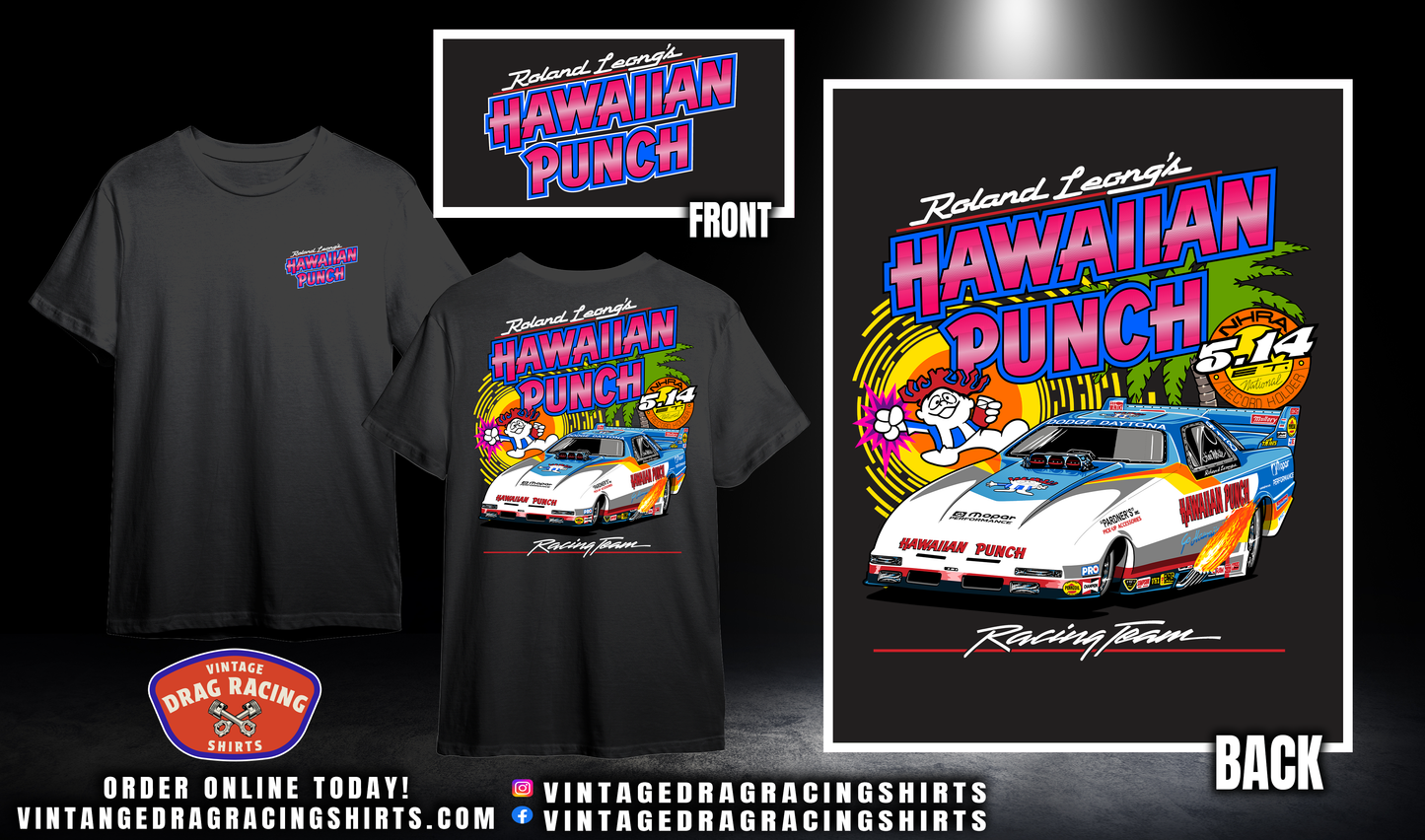 1990 Hawaiian Punch Funny Car Shirt