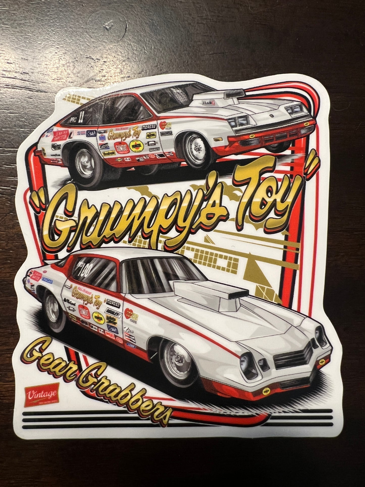 Gear Grabbers Grumpy's Toy Sticker