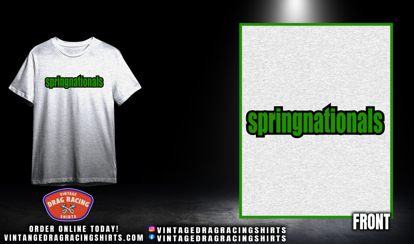 Springnationals Logo Black/Green
