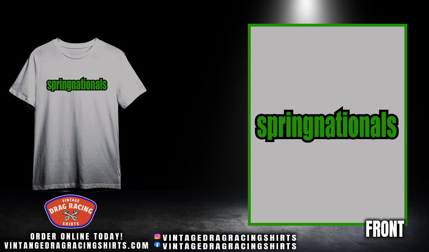 Springnationals Logo Black/Green