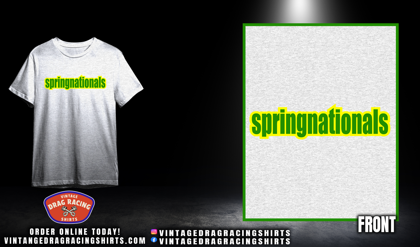 Springnationals Logo Yellow/Green