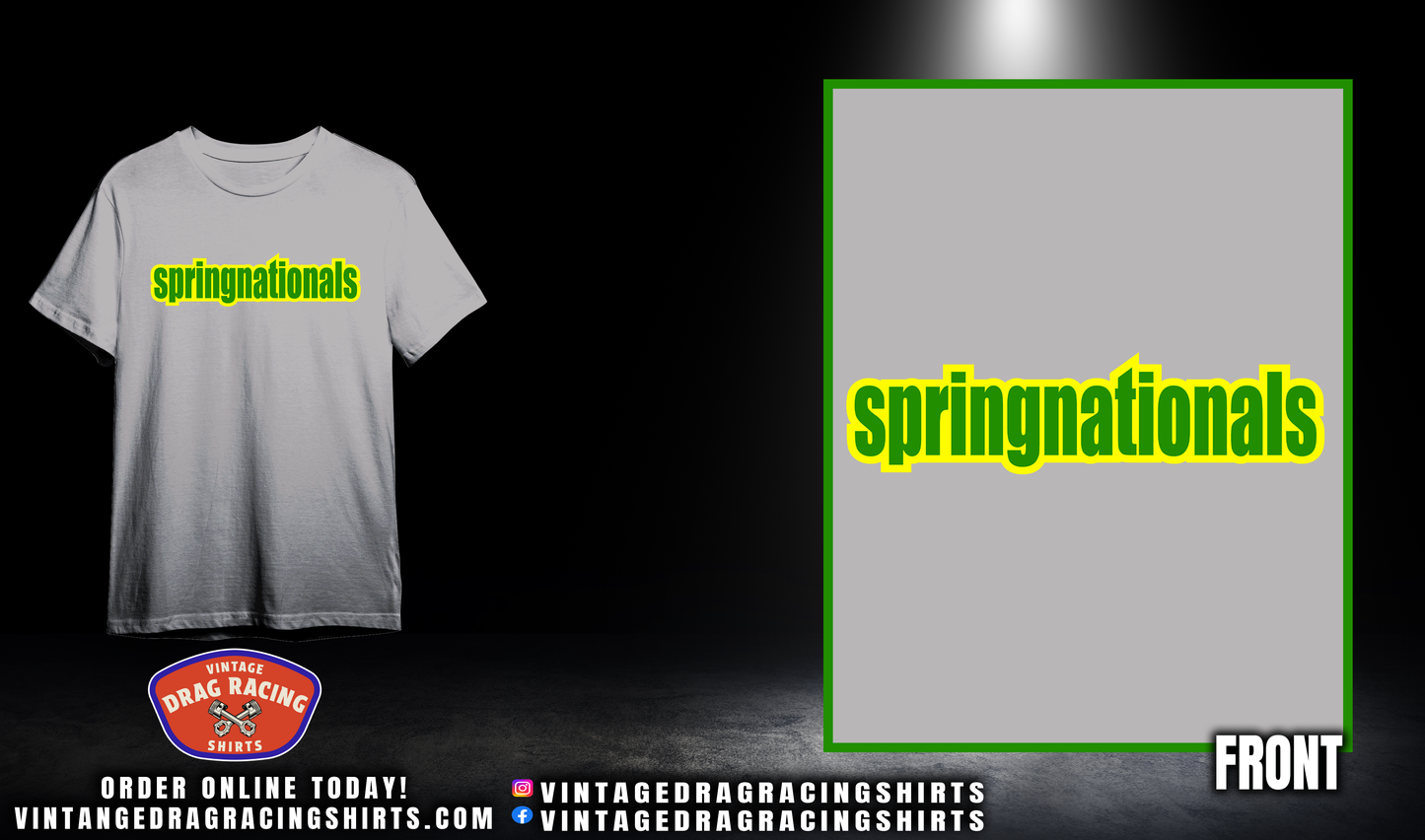 Springnationals Logo Yellow/Green