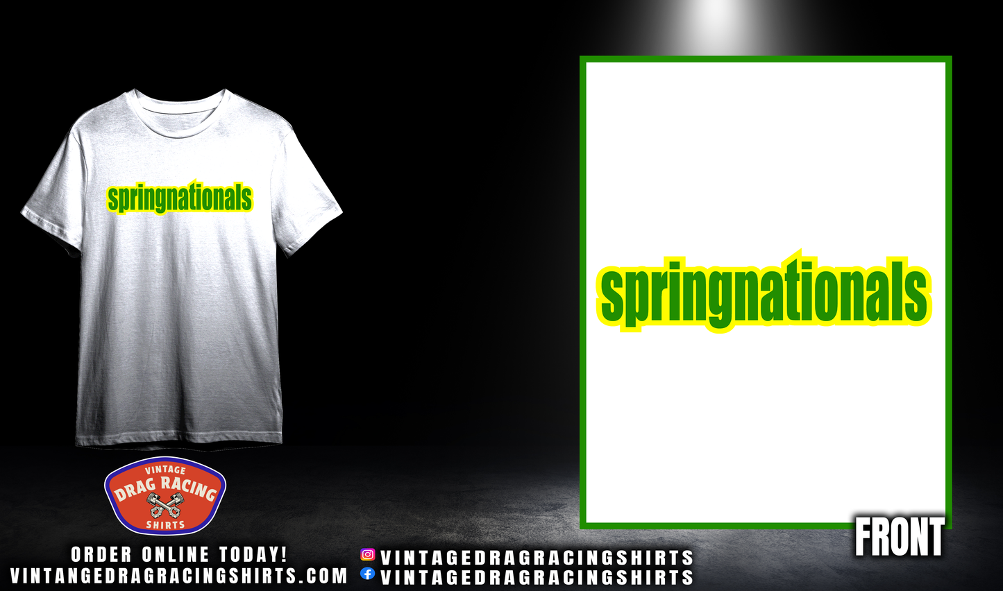 Springnationals Logo Yellow/Green
