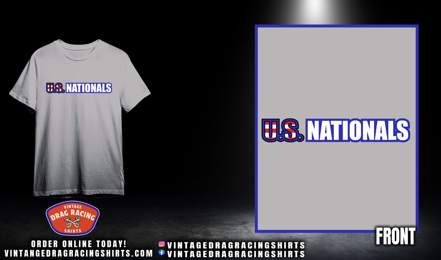 US Nationals Logo Black/Blue/White
