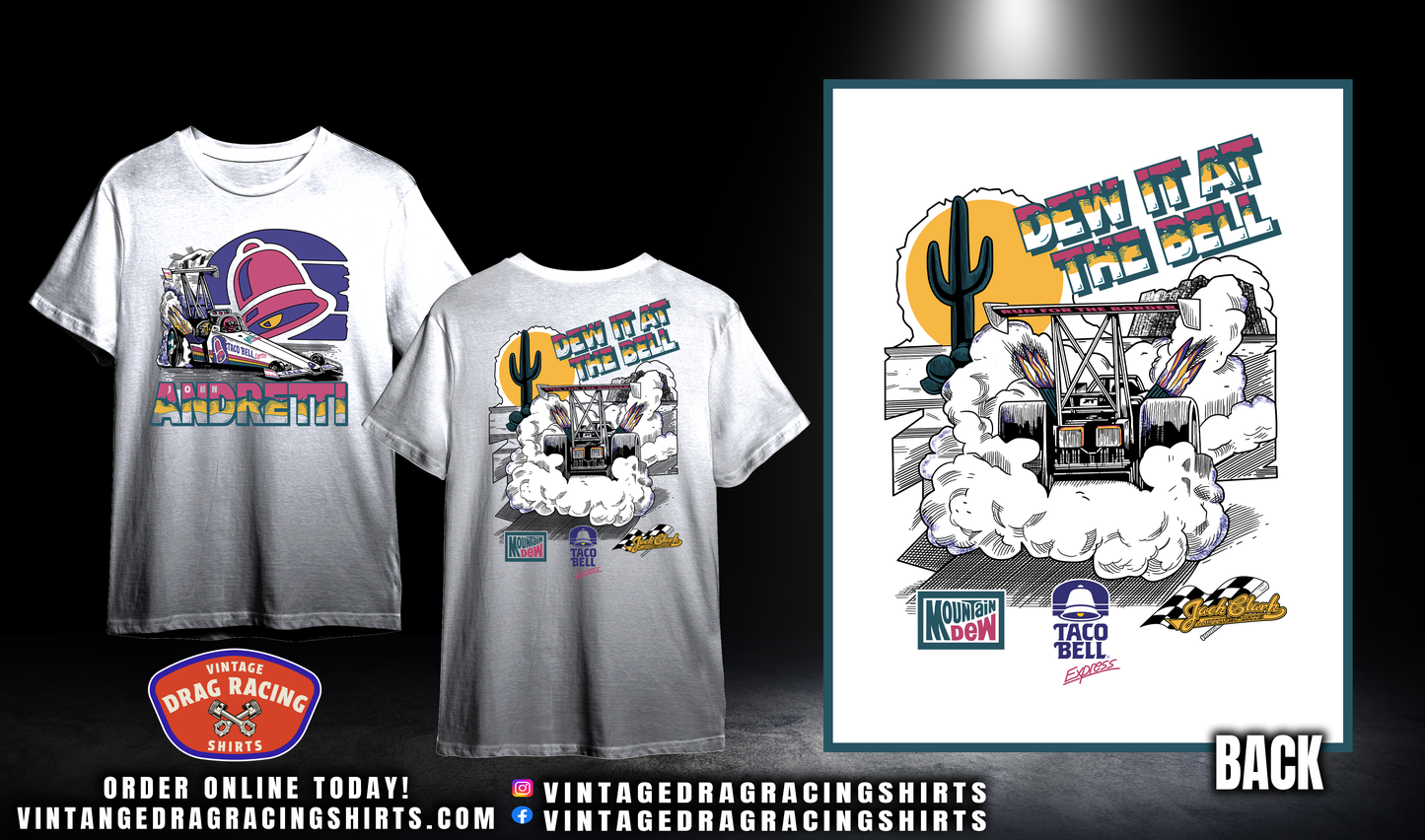 John Andretti 1993 Taco Bell Top Fuel Shirt