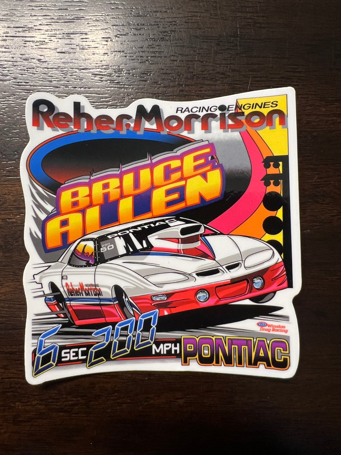 Bruce Allen & Reher-Morrison Sticker