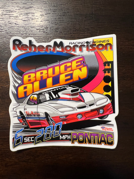 Bruce Allen & Reher-Morrison Sticker