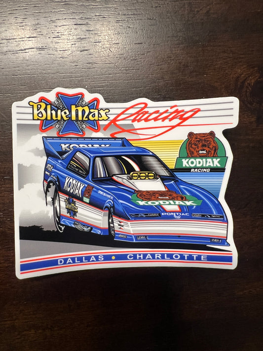 1987 Blue Max Funny Car Sticker