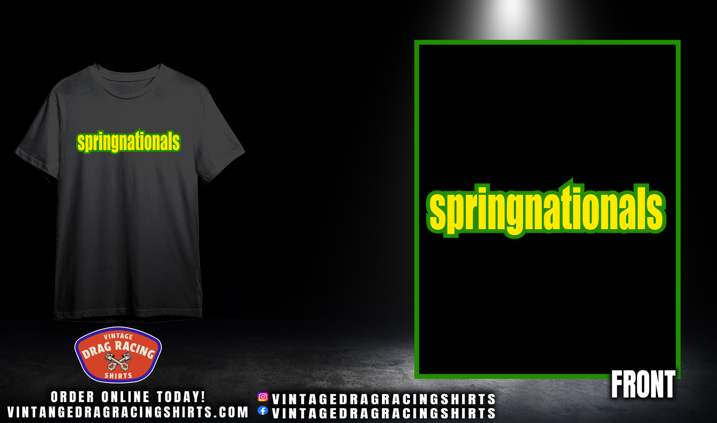 Springnationals Logo Green/Yellow