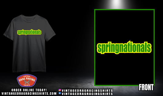 Springnationals Logo Yellow/Green