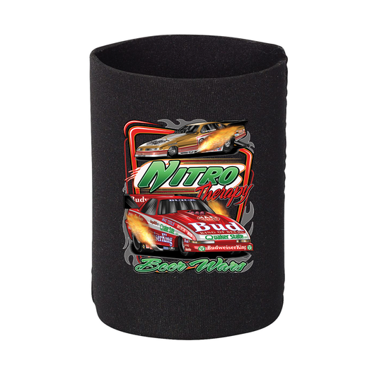80's Beer Wars Black Koozie