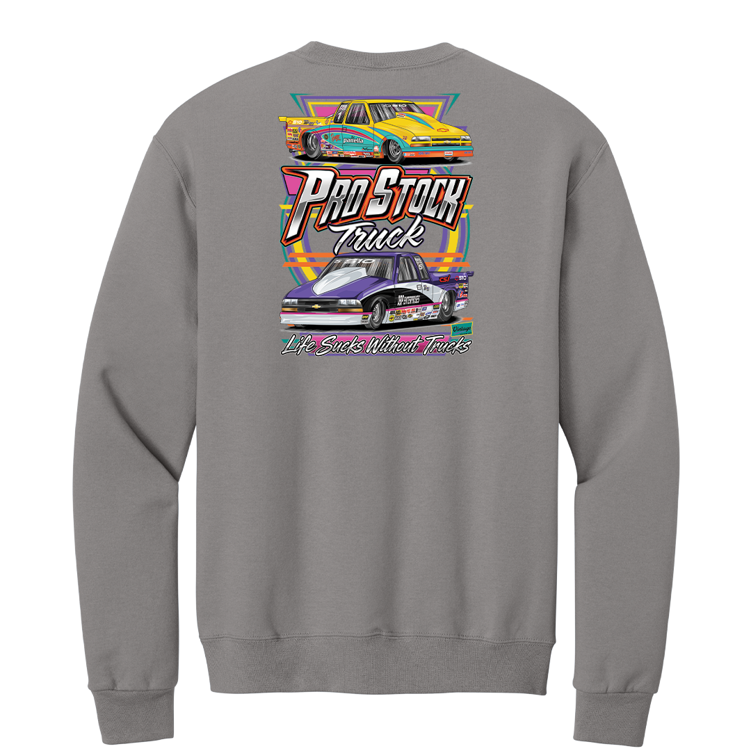 Life Sucks Without Trucks Chevy Sweatshirt