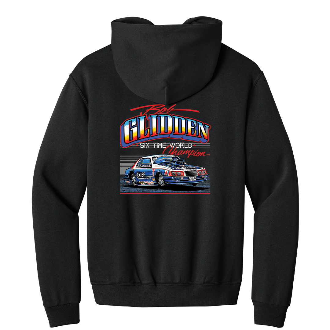 Bob Glidden 1986 6-Time Pro Stock World Champion Hoodie