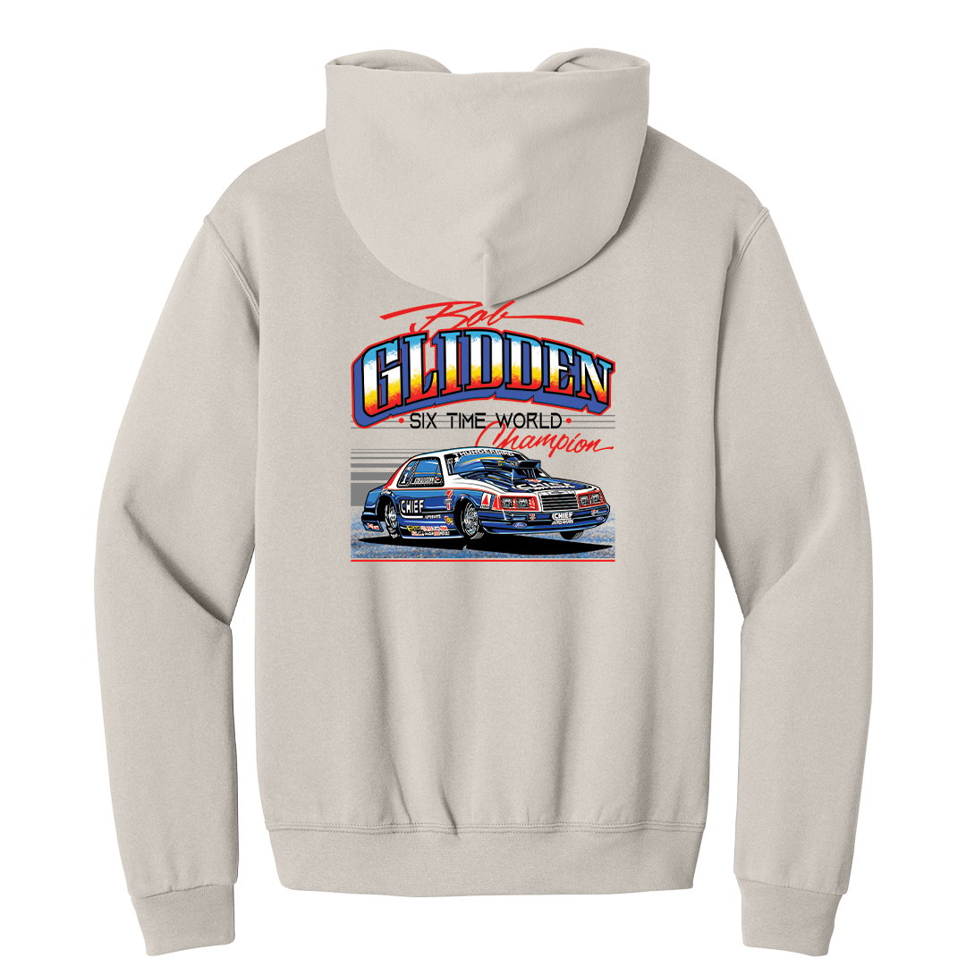 Bob Glidden 1986 6-Time Pro Stock World Champion Hoodie