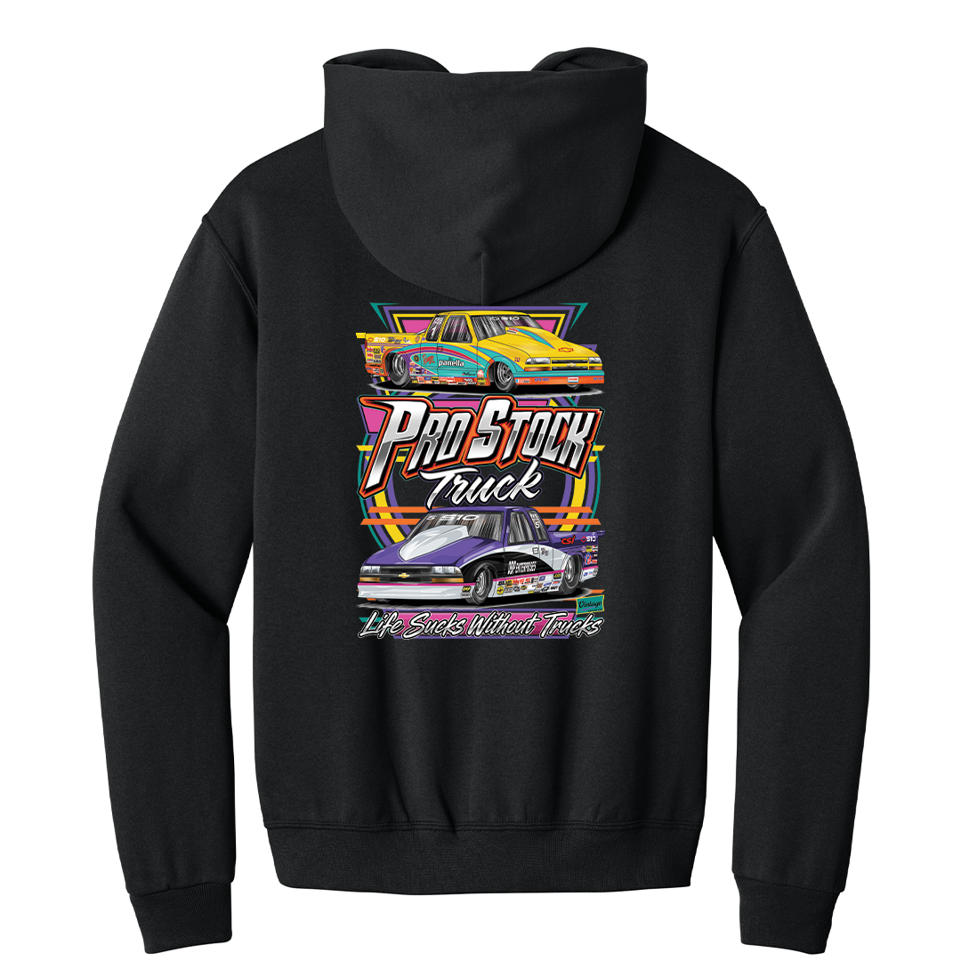 Life Sucks Without Trucks Chevy Hoodie