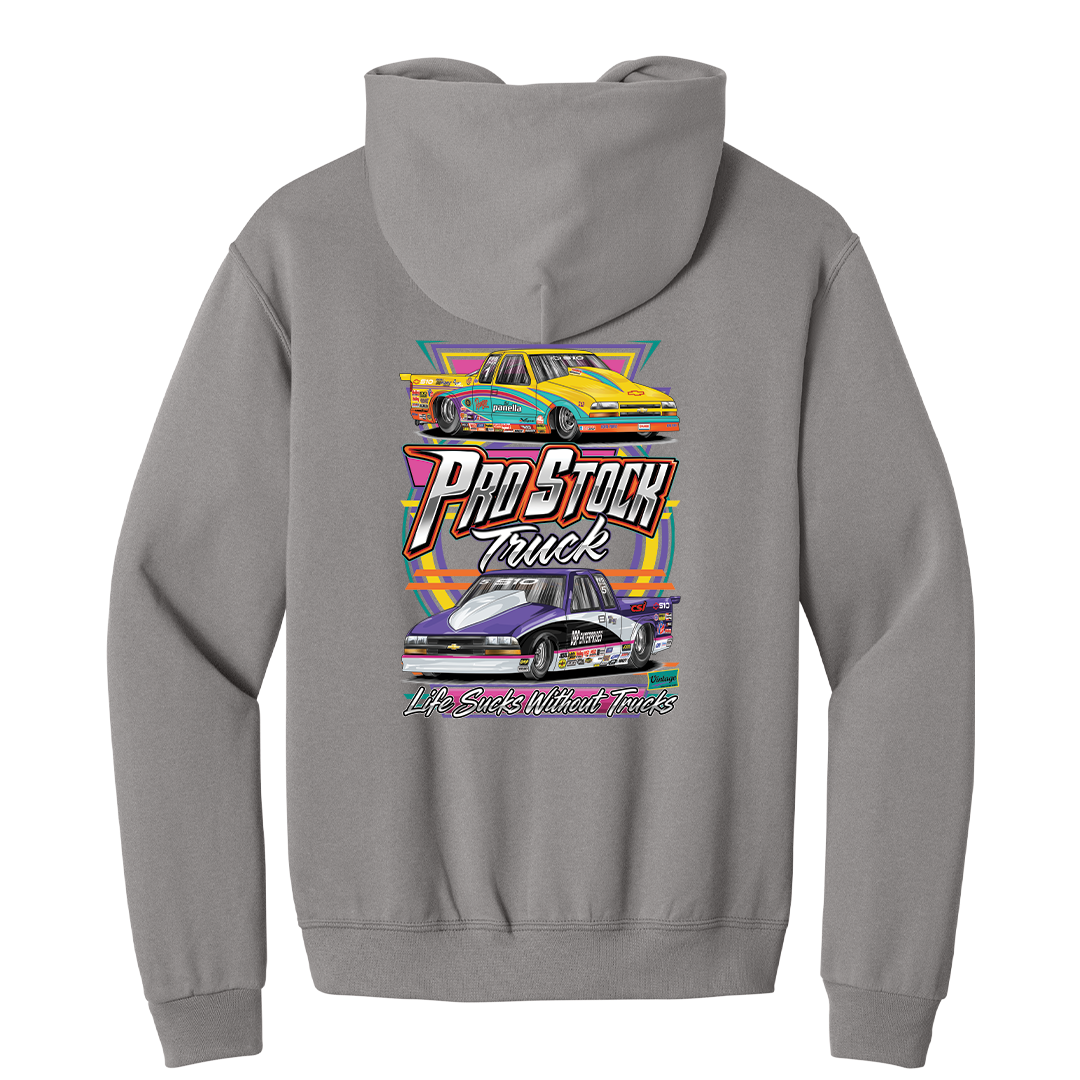 Life Sucks Without Trucks Chevy Hoodie
