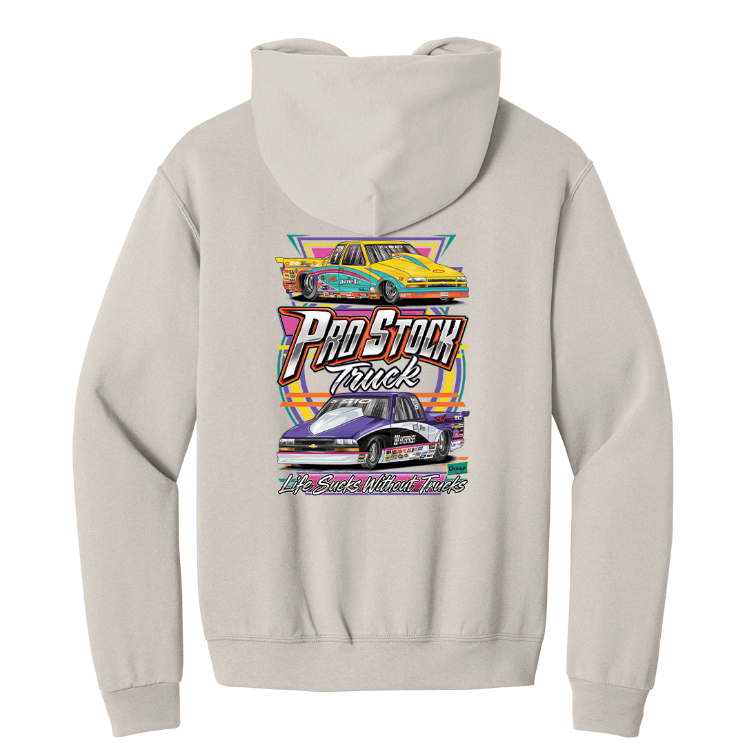 Life Sucks Without Trucks Chevy Hoodie