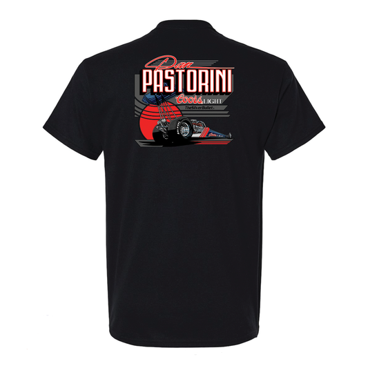 Dan Pastorini 1987 Coors Light Silver Bullet Top Fuel Shirt