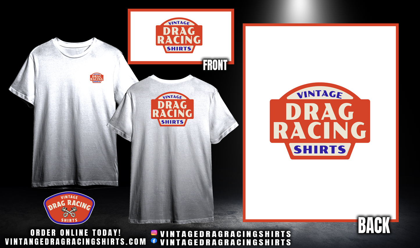 Vintage Drag Racing Shirts Logo