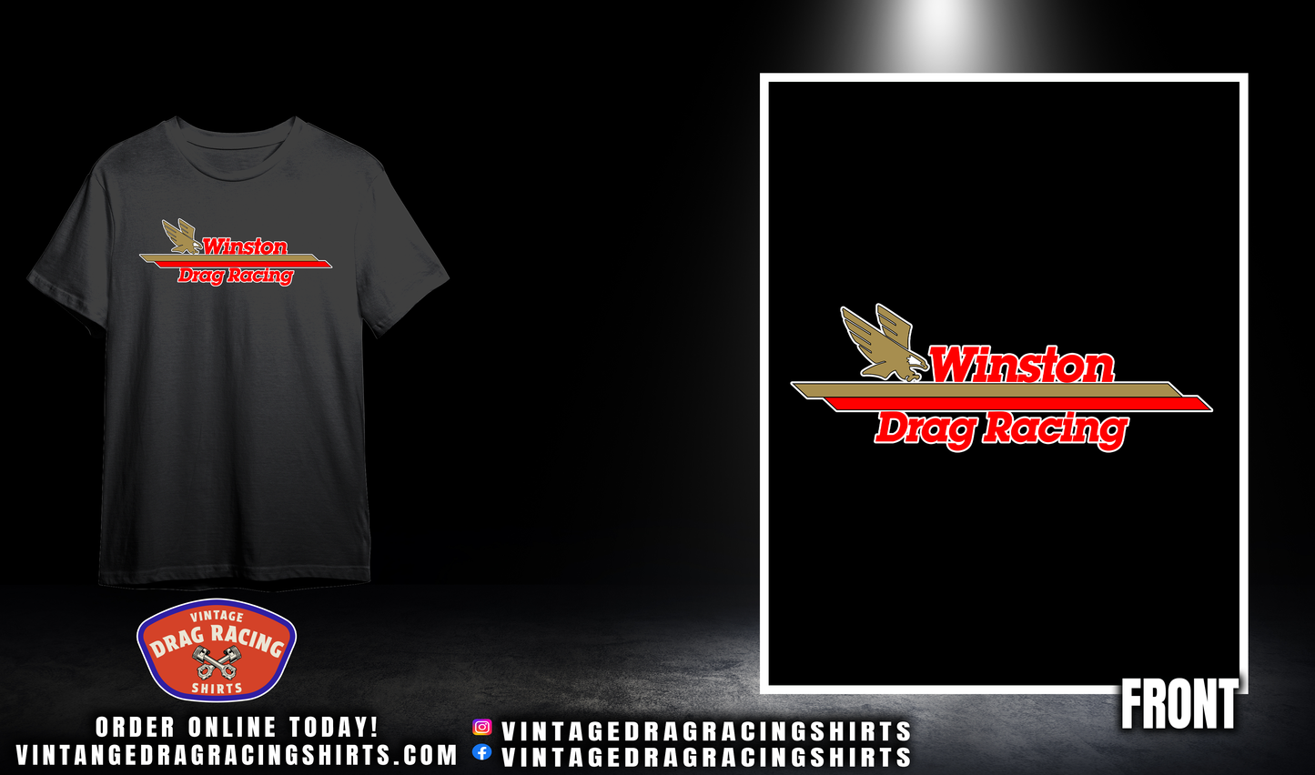 Winston Drag Racing Eagle Shirt